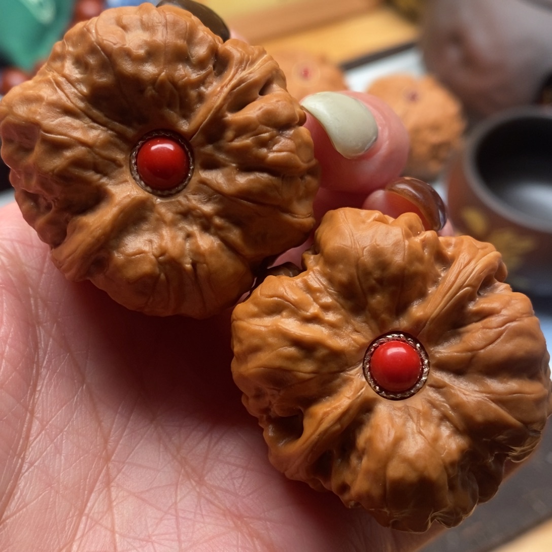 把件文玩核桃39尺寸蛤蟆头