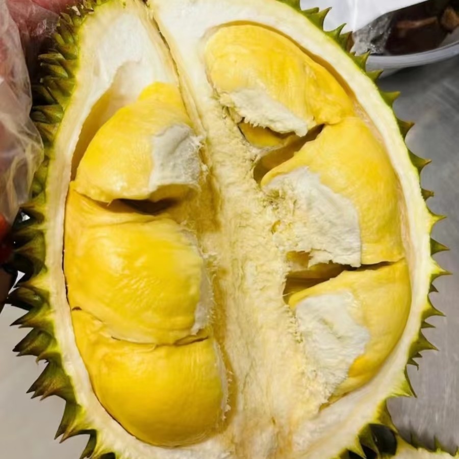 【老沙次日达】泰国暹味金枕树熟鲜榴莲核小3斤起单颗发货 包4房不要生劈！新鲜暹味泰国东部