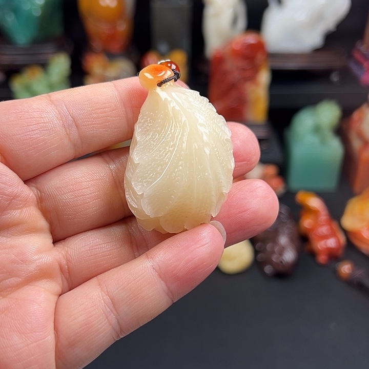 寿山石老性芙蓉石