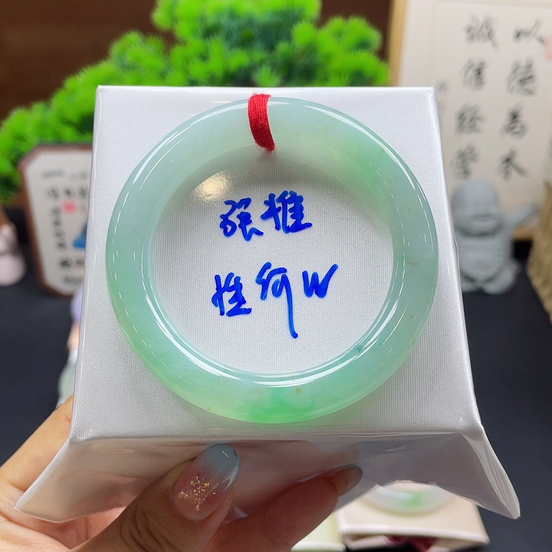 翡翠未镶嵌手镯丁**当链接99