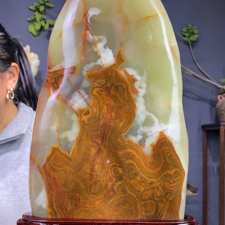 石材精品古青石摆件