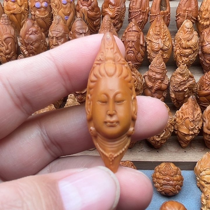 吊坠橄榄核18观音