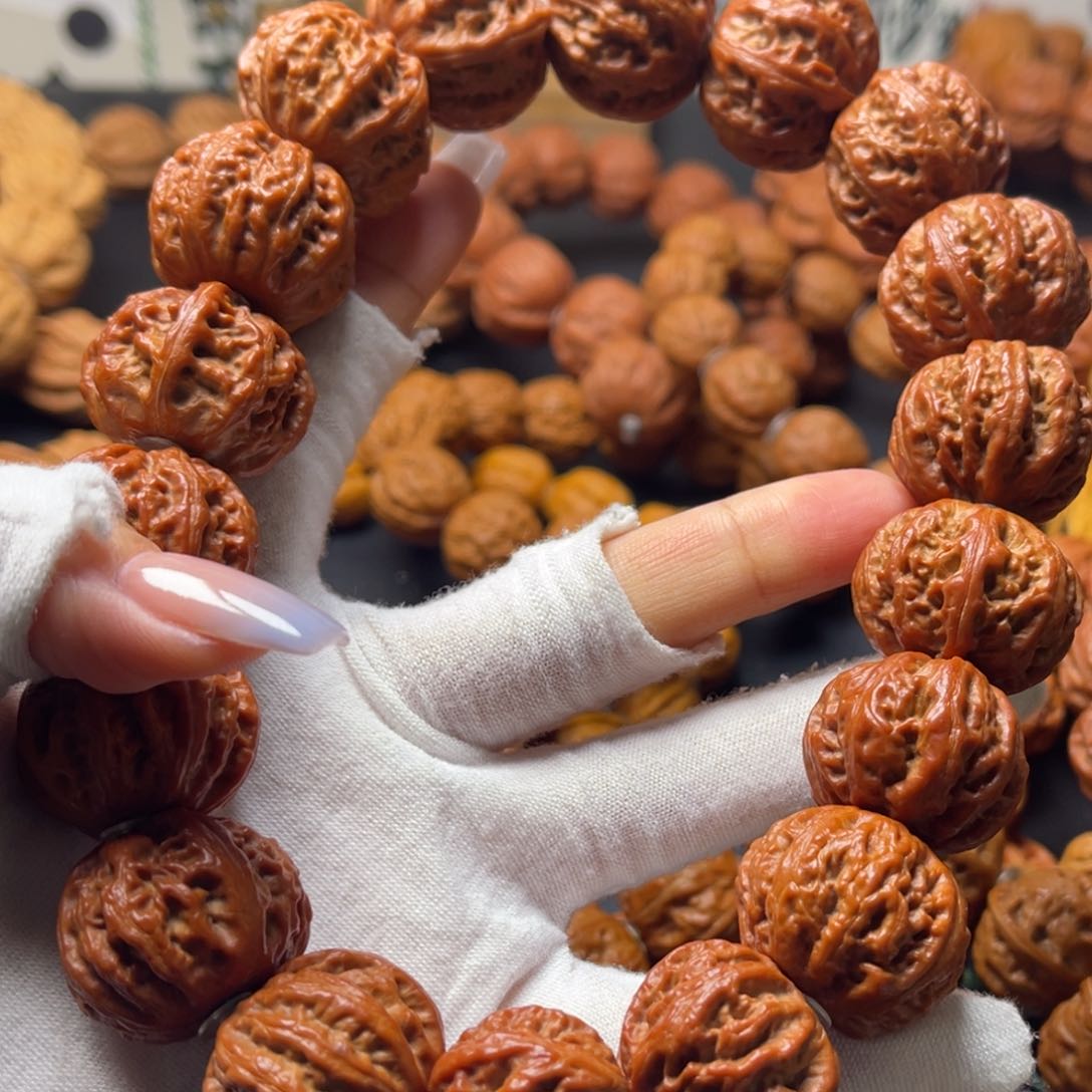 文玩核桃手串请***'珊瑚纹