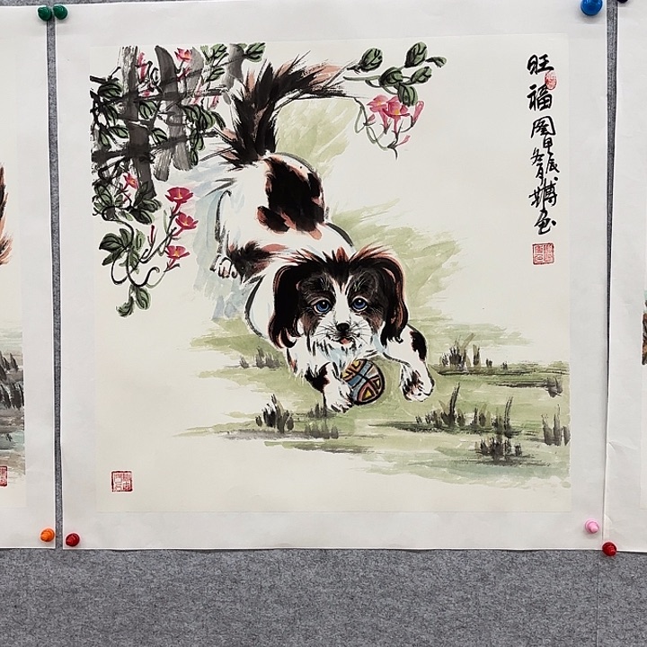 国画花鸟等动物为主70.70