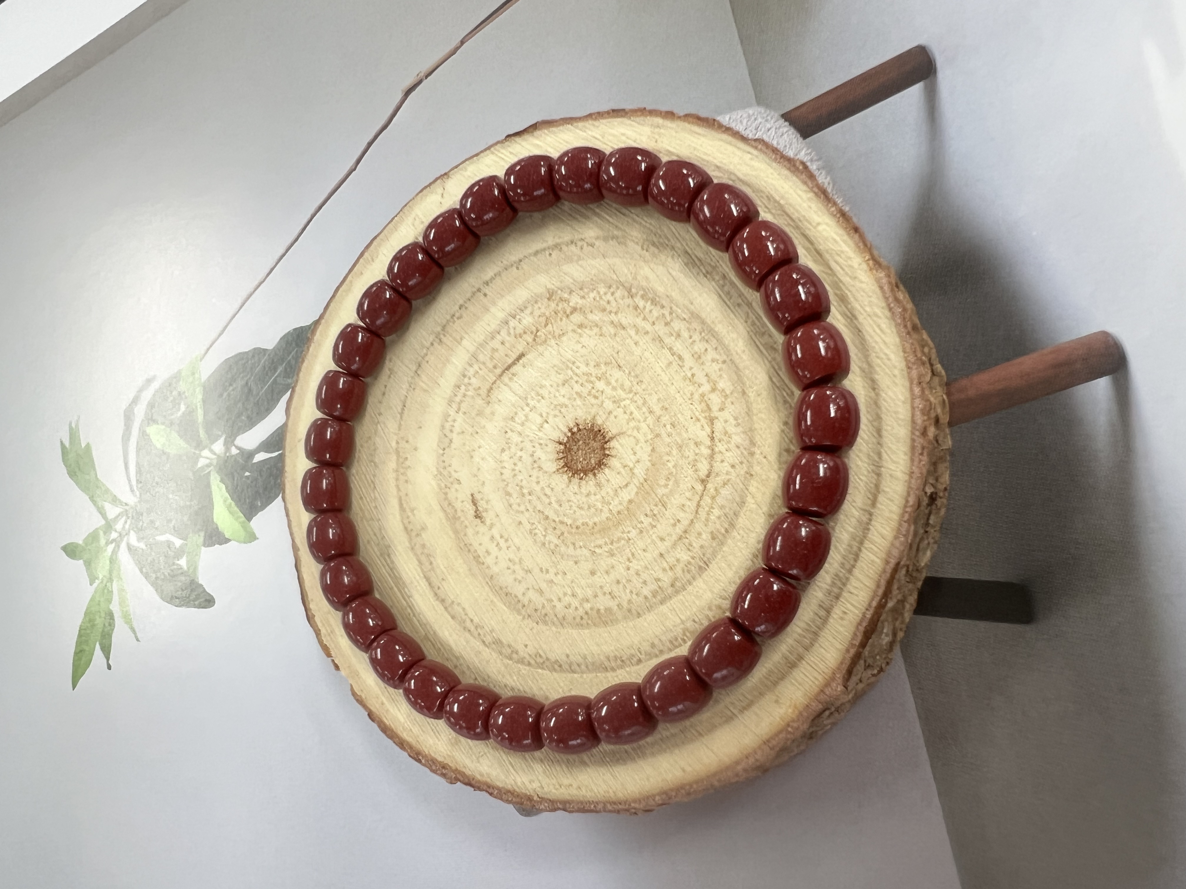 含辰砂工艺品高含量紫金砂6mm手串古朴自然韵味十足