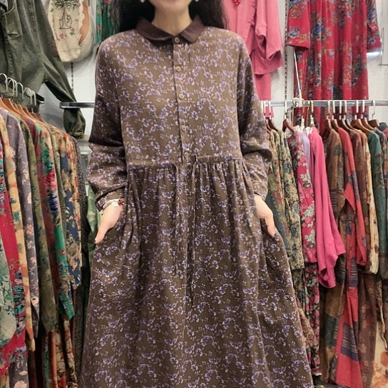 招财猫收腰麻裙887-12