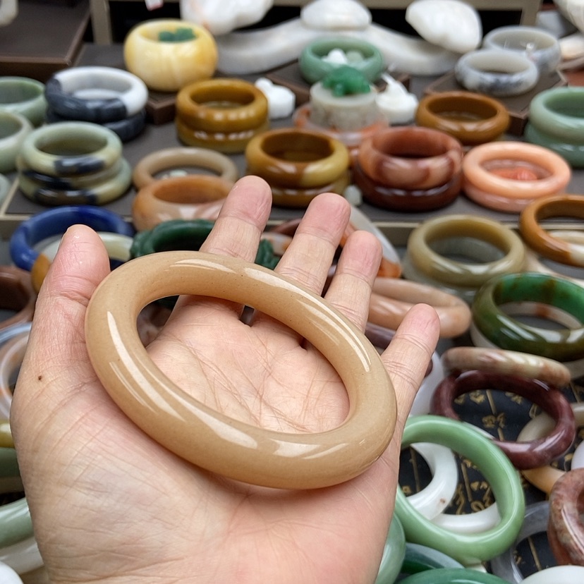 【闪购商品】石英质玉手镯58未镶嵌零*.