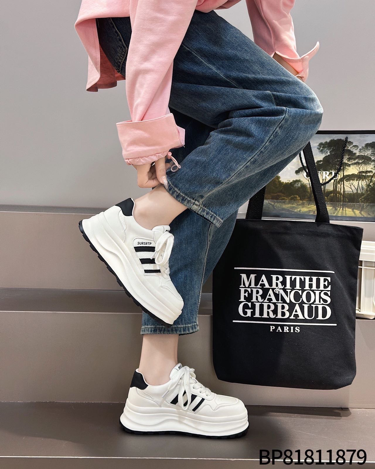 爱拍厚底板鞋爱拍时尚休闲鞋休闲鞋春夏季软底女板鞋网红女鞋