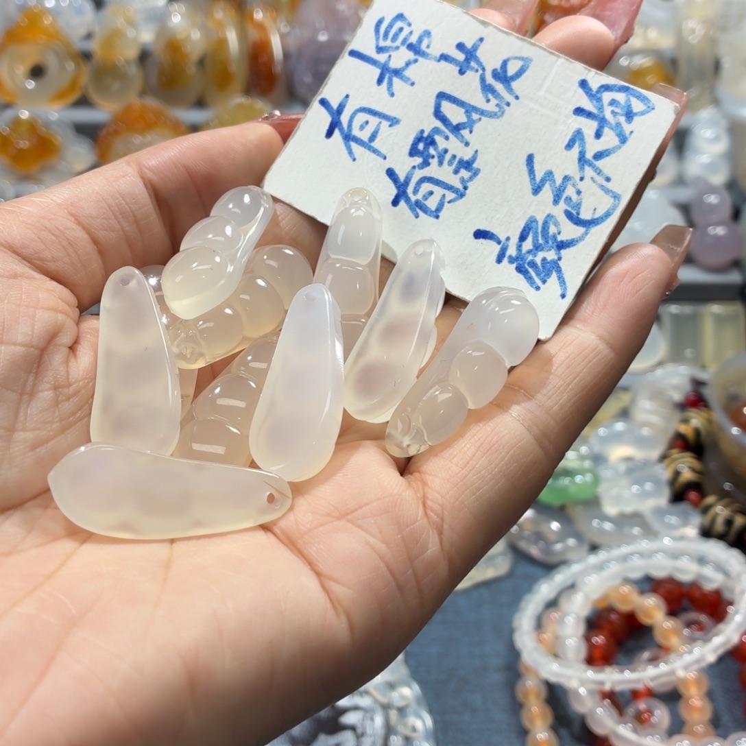 玛瑙/玉髓未镶嵌吊坠(不含链)