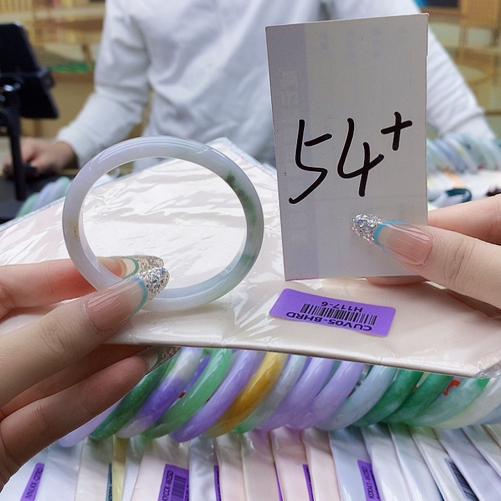 翡翠未镶嵌手镯mm