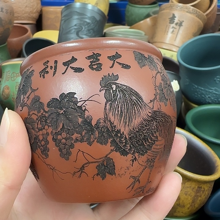 紫砂茶杯紫砂主人杯大放漏！