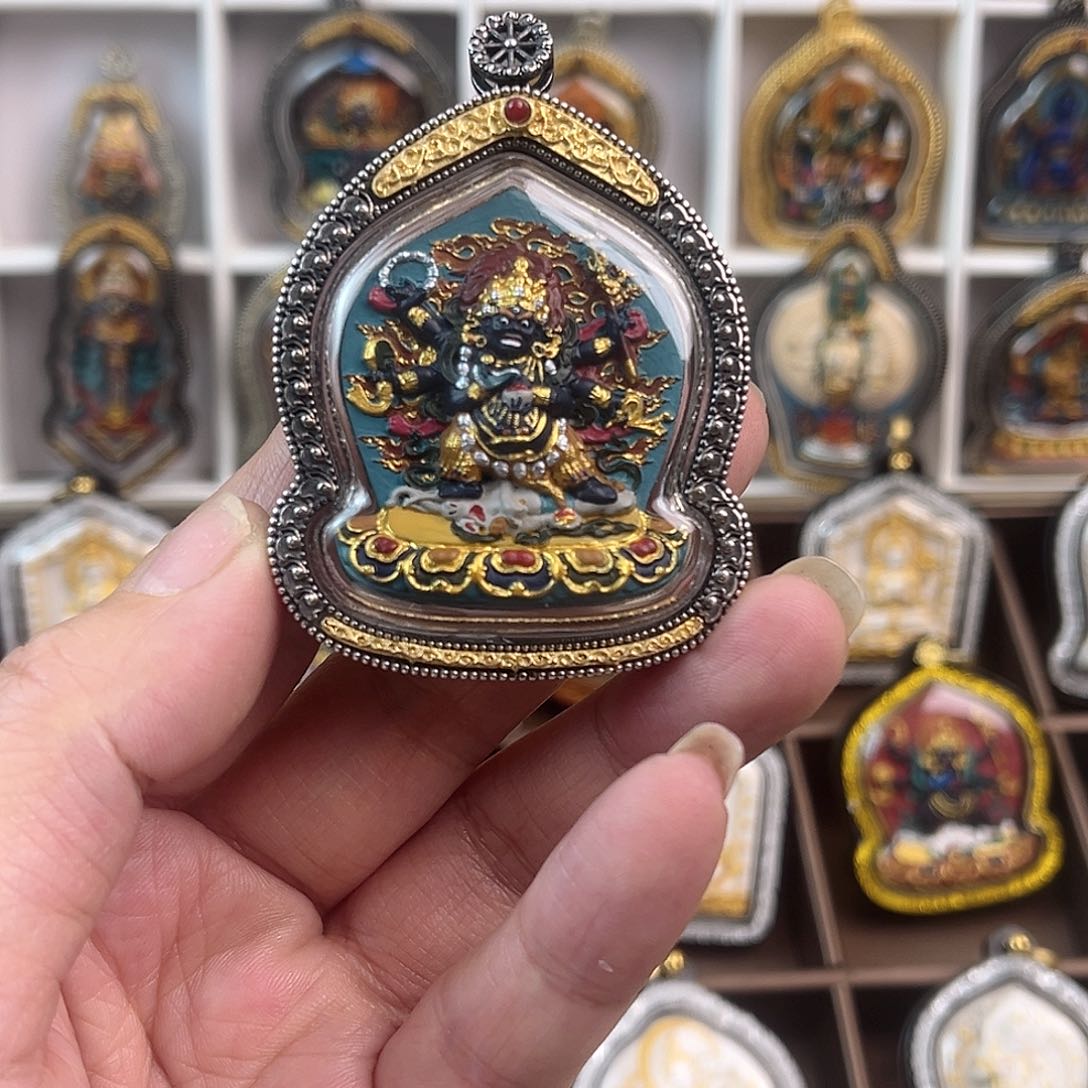 泥塑上****）做旧款大黑天单面