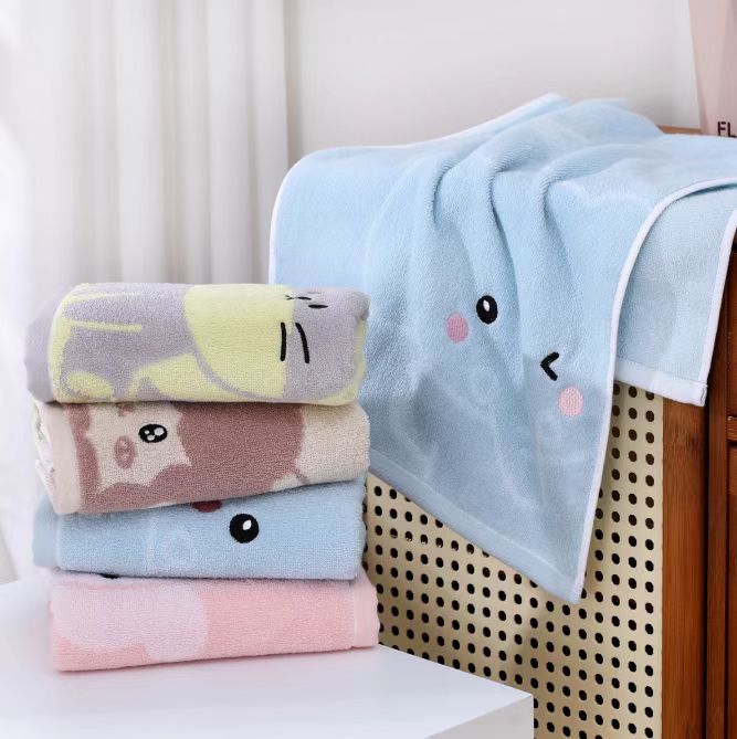 儿童小毛巾（6条装）家用柔软25*50cm+-2厘米正常