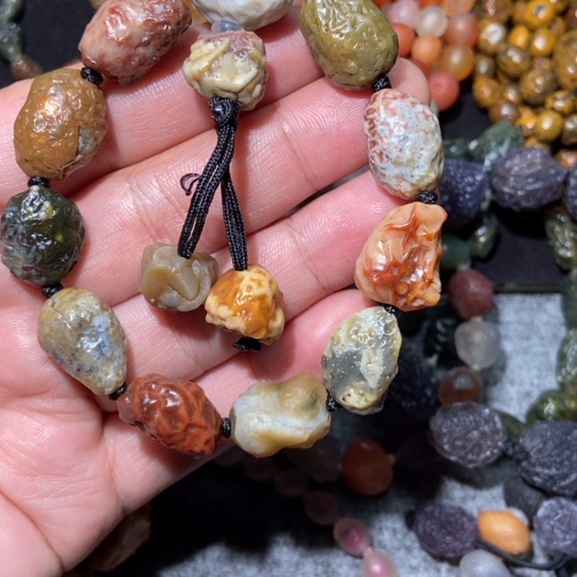 【闪购商品】玛瑙/玉髓项圈合金新**始