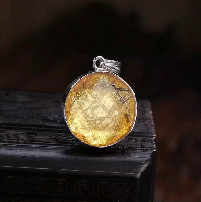 利比亚切面原创设百搭设计款吊坠摆件X29508