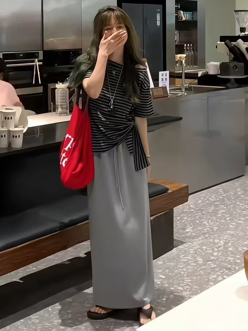 〔艾拉服饰集合〕韩系简约风女装百搭显瘦夏季气质