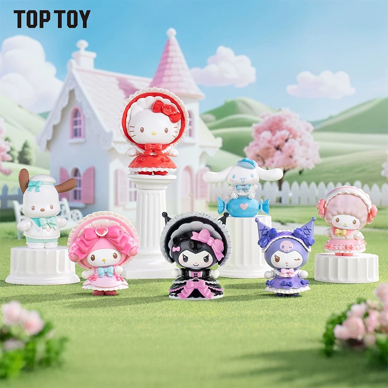 TOPTOY三丽鸥家族绮丽童话系列酷洛米手办盲盒可爱桌面摆件礼物