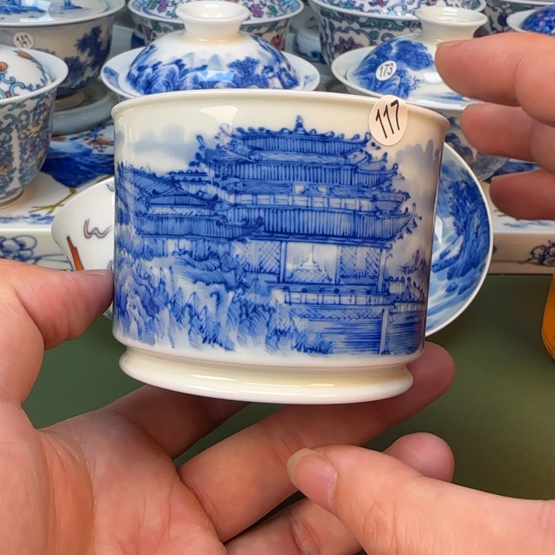 彦祖纯手工手绘茶具117