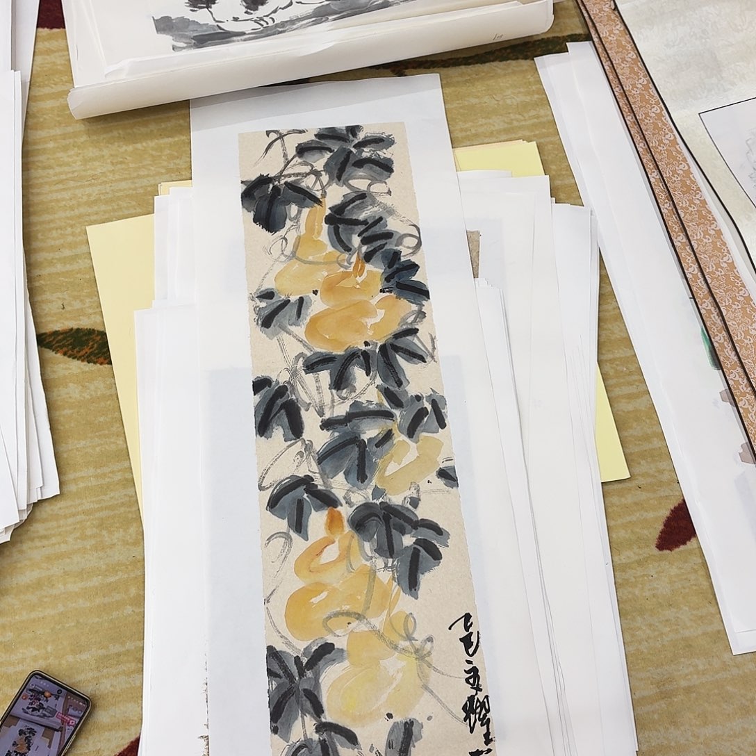 国画小尺幅手绘作品