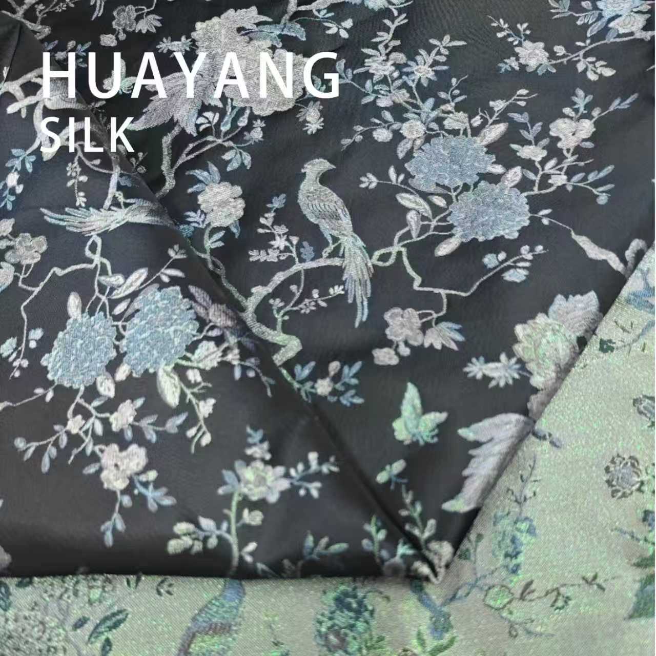 【ZV1258】蚕丝宋锦双面提花新中式风格