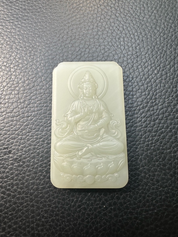 新疆且末高清白成品观音