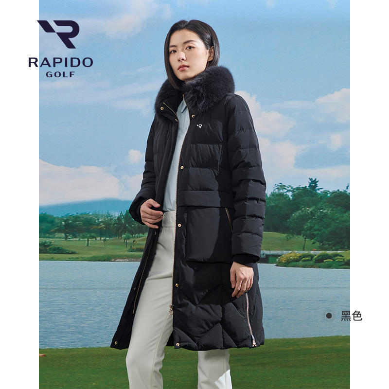 三星RAPIDO睿必度春季女士高尔夫长款羽绒服VP5Z38Z82