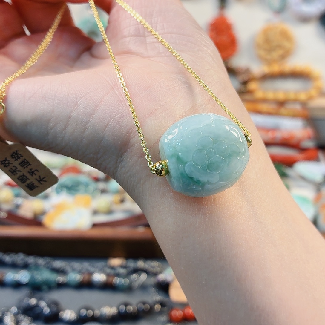 翡翠未镶嵌手链手串