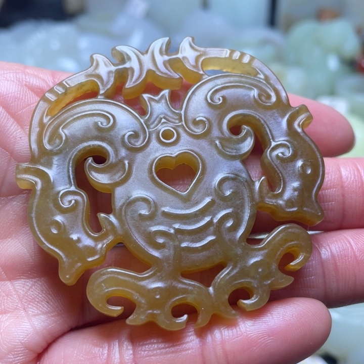 和田玉挂件未镶嵌