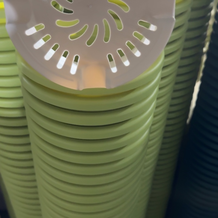 四季3号10个灰白色的口径21花盆