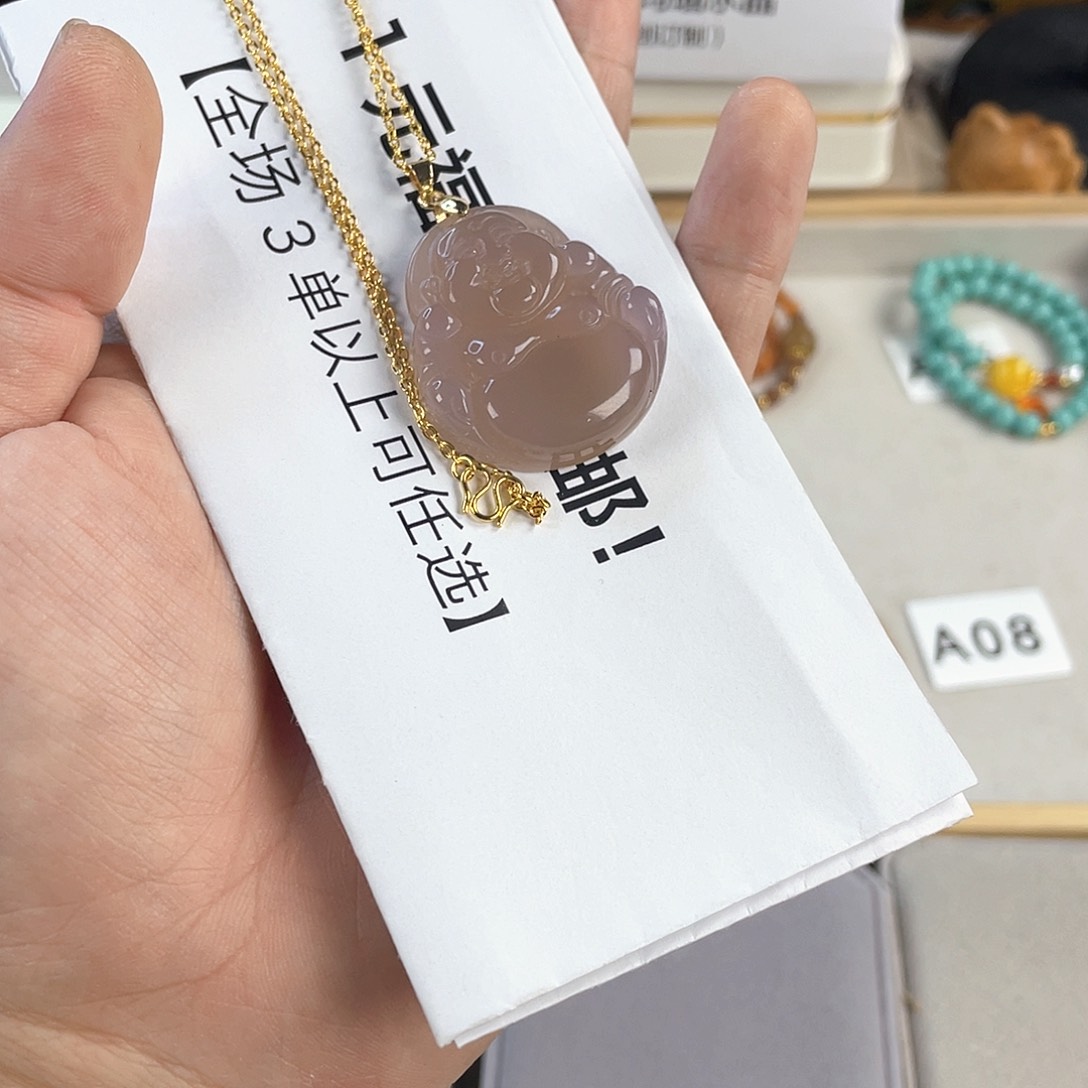 针钠钙石手饰银S925镀金镶嵌