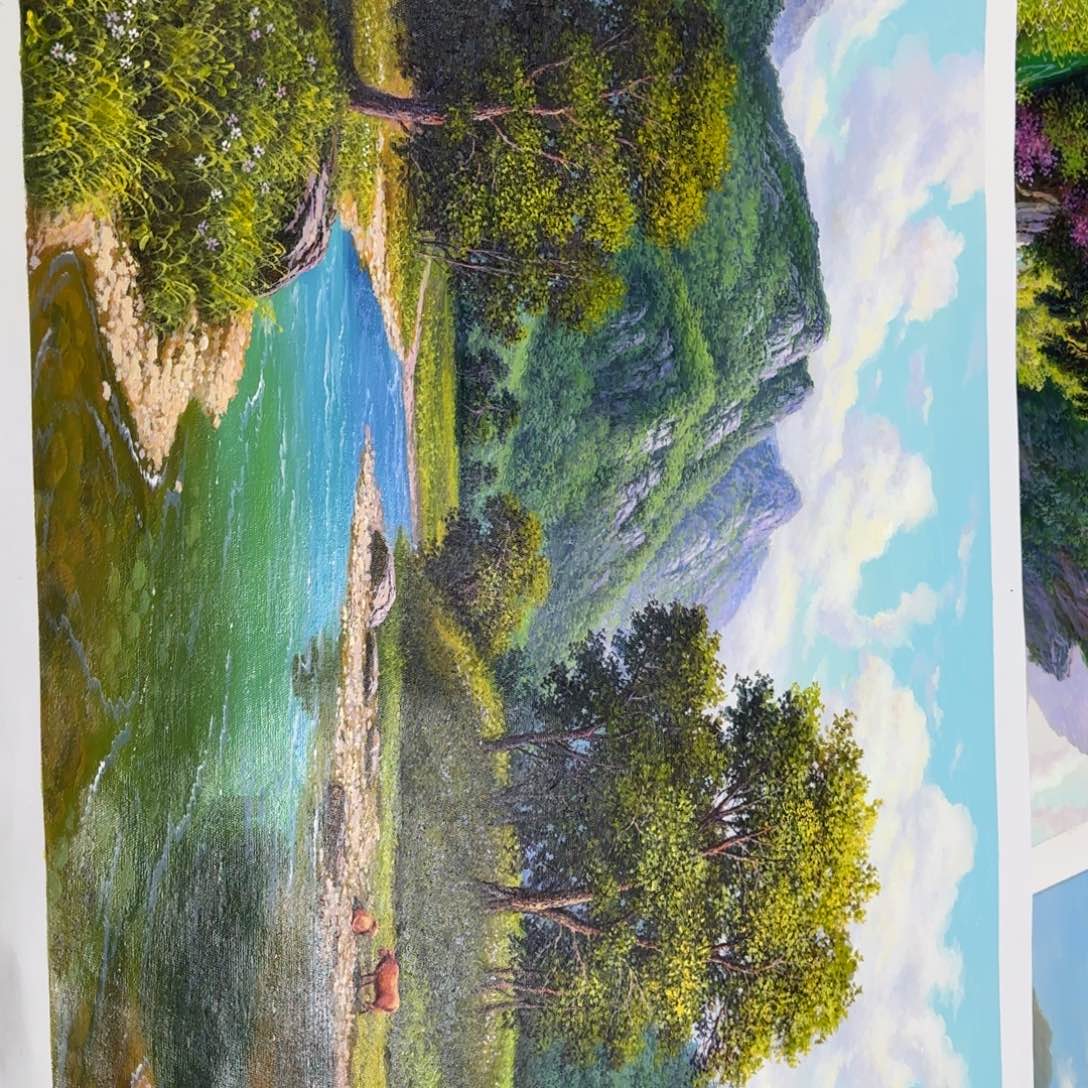 油画优惠多多指教一下自己