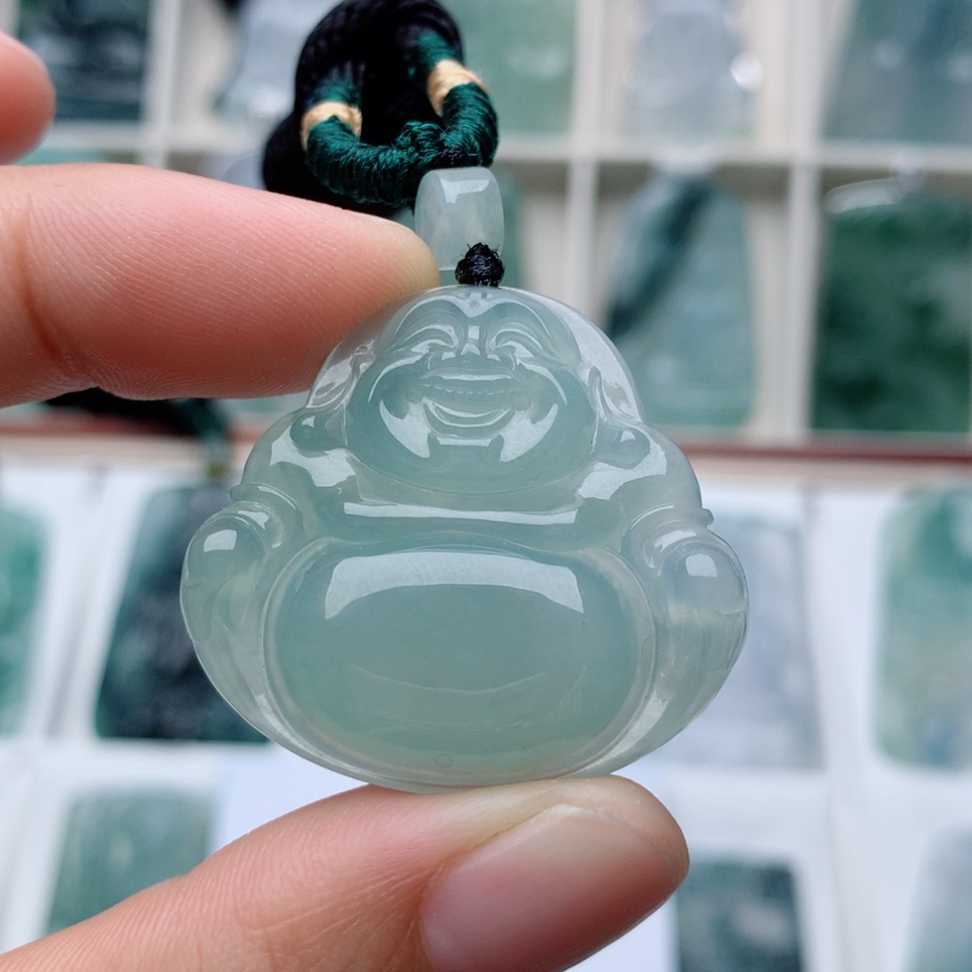 翡翠颈饰未镶嵌余*v