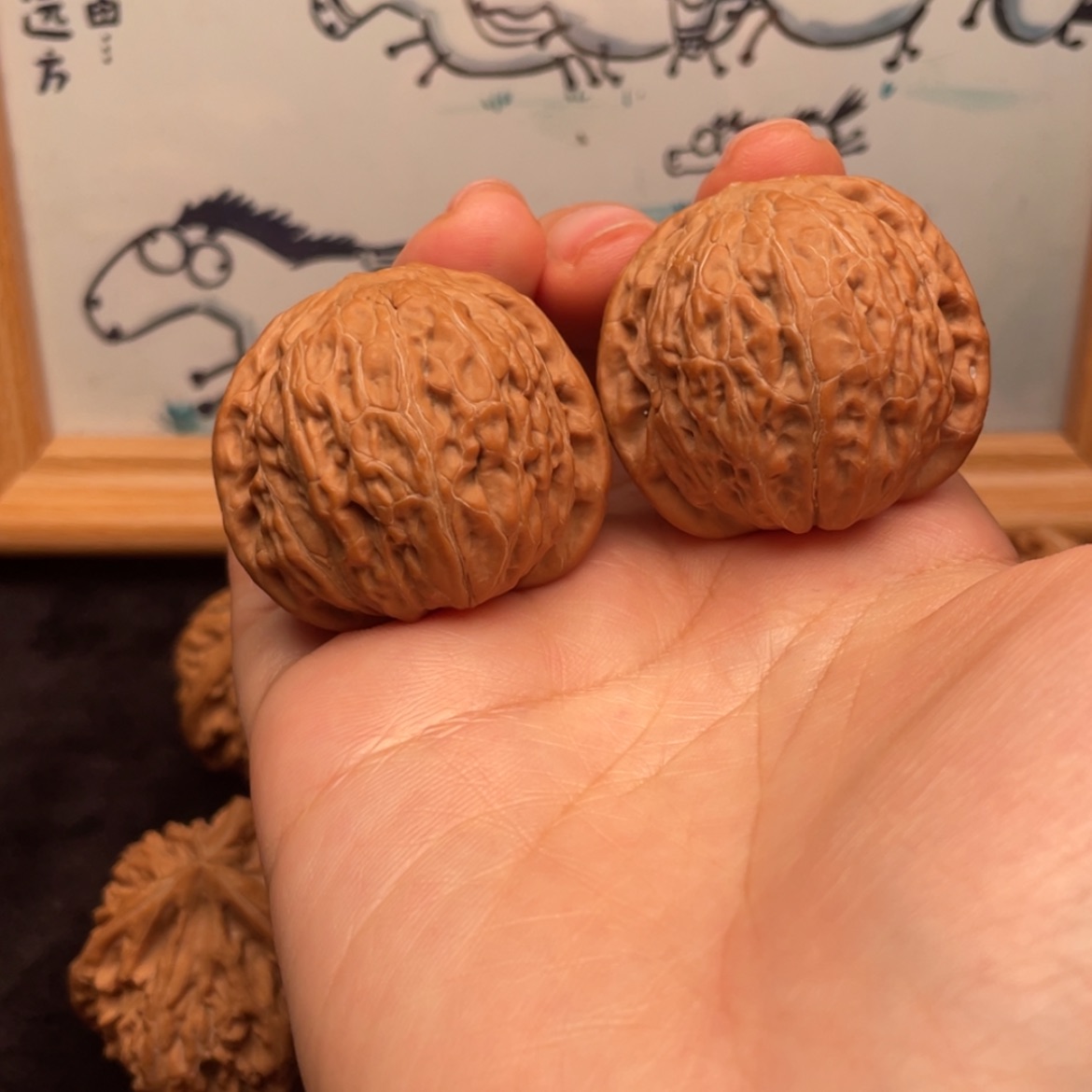 【闪购商品】文玩核桃把件37全品铁锤 福利对