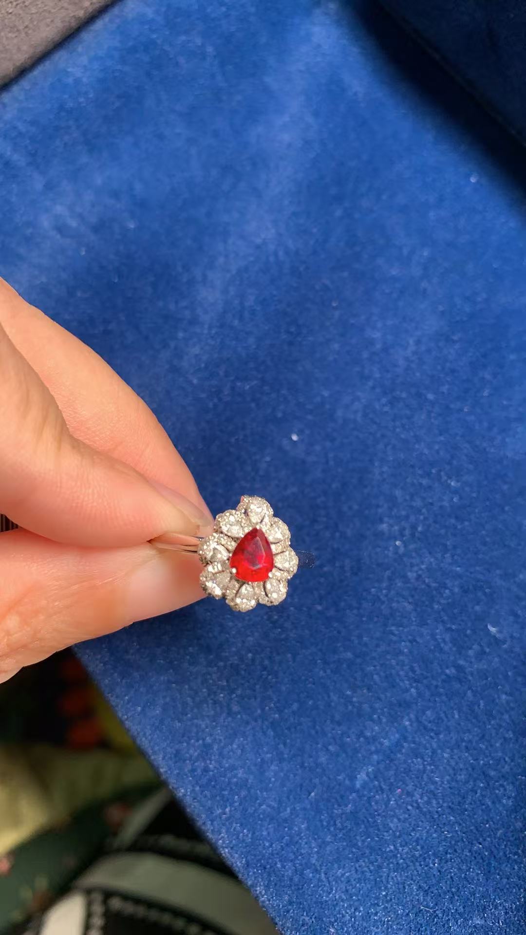 红宝石戒指0.65CT