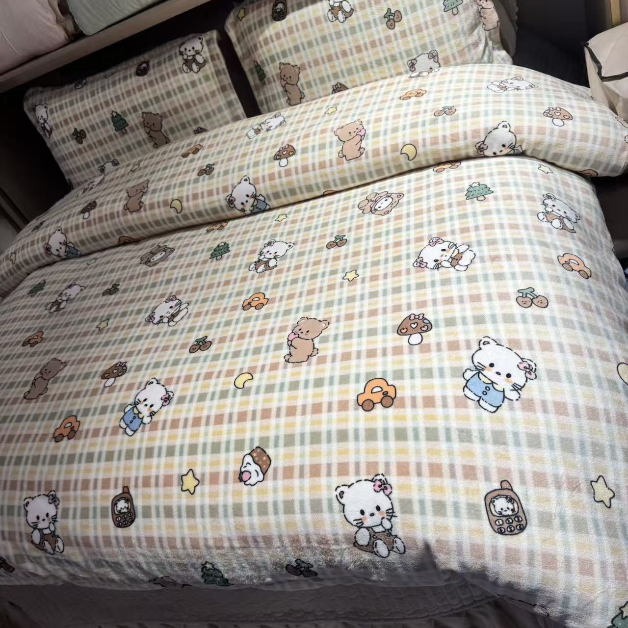 法式田园碎花海岛绒保暖四件套{标准}