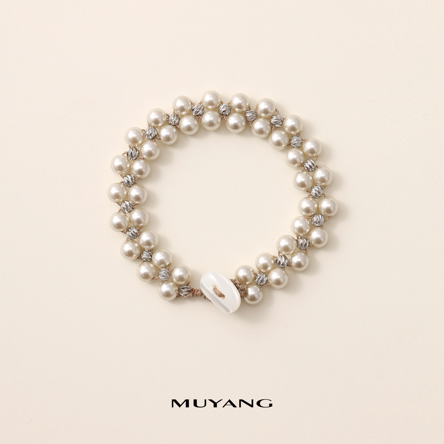 muyang/慕阳 铜合金琉璃手链 手工气质时尚百搭优雅柔绥手链手串