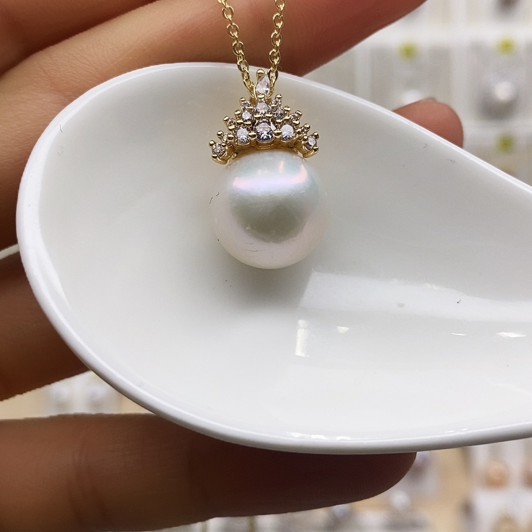 淡水珍珠颈饰合金