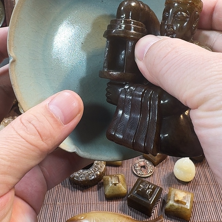 湘***哥瓷片五大名窑之一陶瓷精品