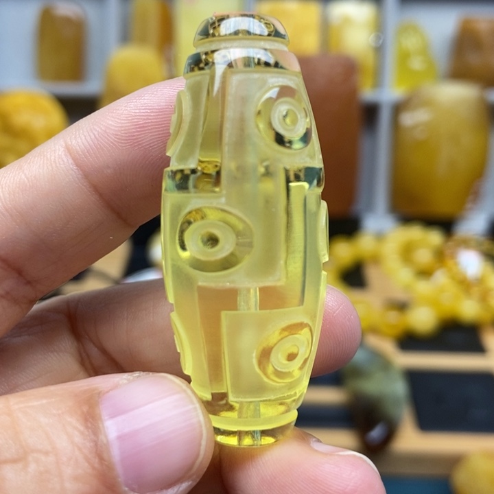 琥珀未镶嵌裸石珠子