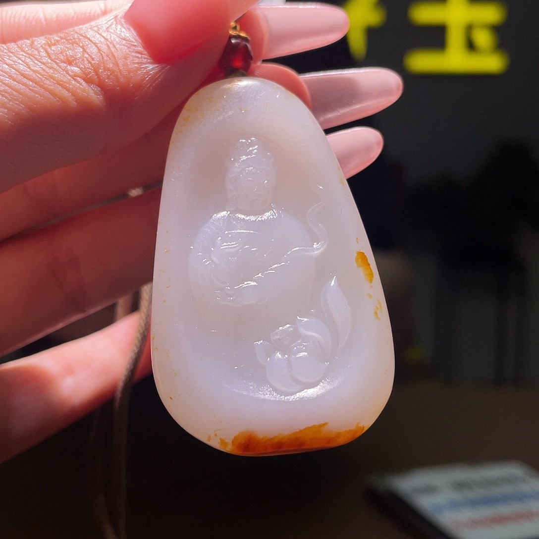 和田玉未镶嵌颈饰D2
