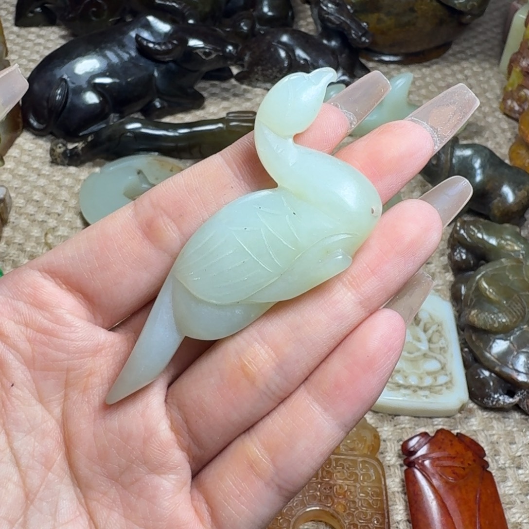 白玉菩提吊坠挂件