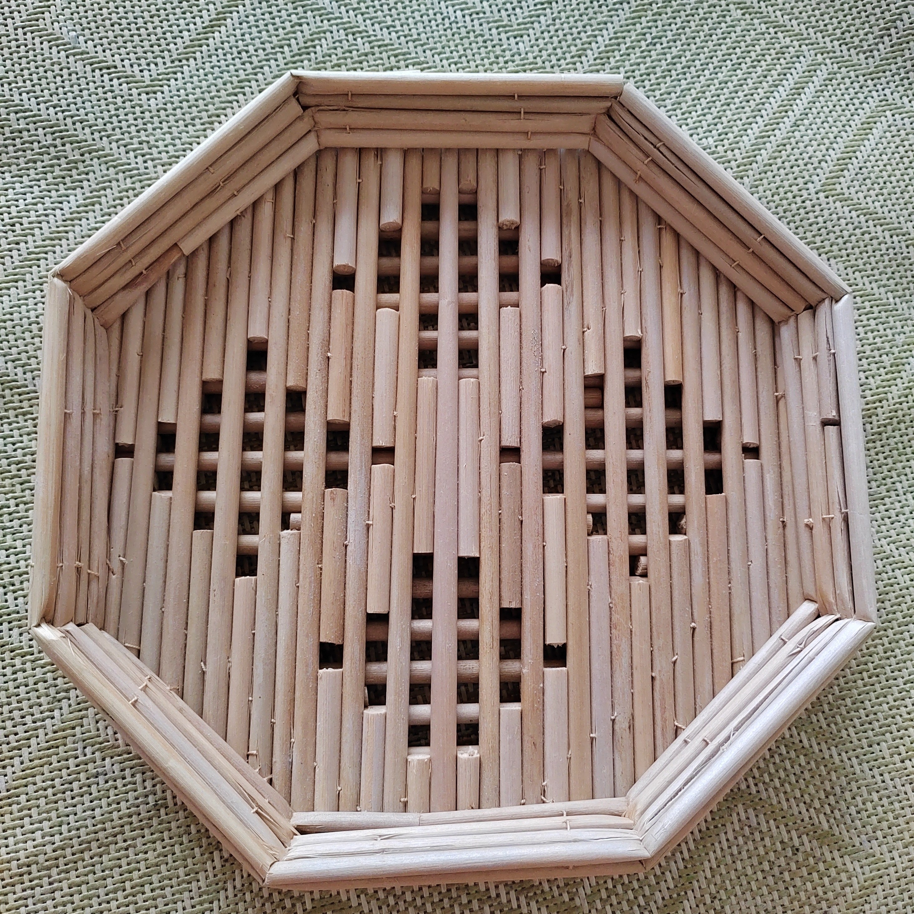 手工蒲蓬杆家用饺子帘馒头包子托盘水果八角盘高岩簸箩隔热垫