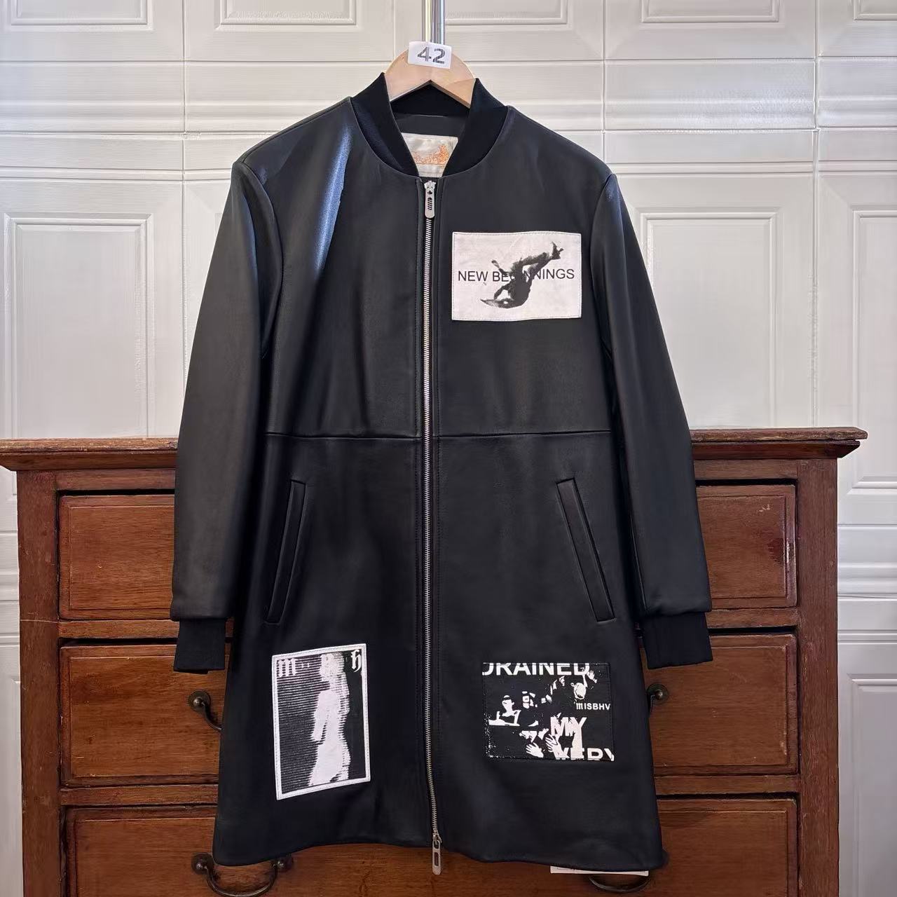 真皮 男士夹克外套 42 100-120斤左右