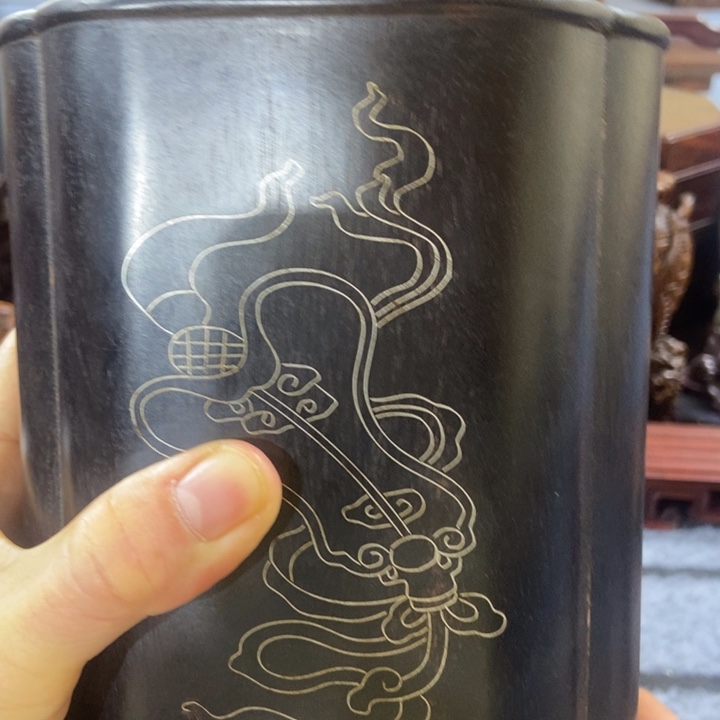 华***文贡木笔筒一个一个