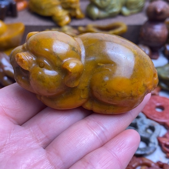 蛇纹石玉未镶嵌颈饰28