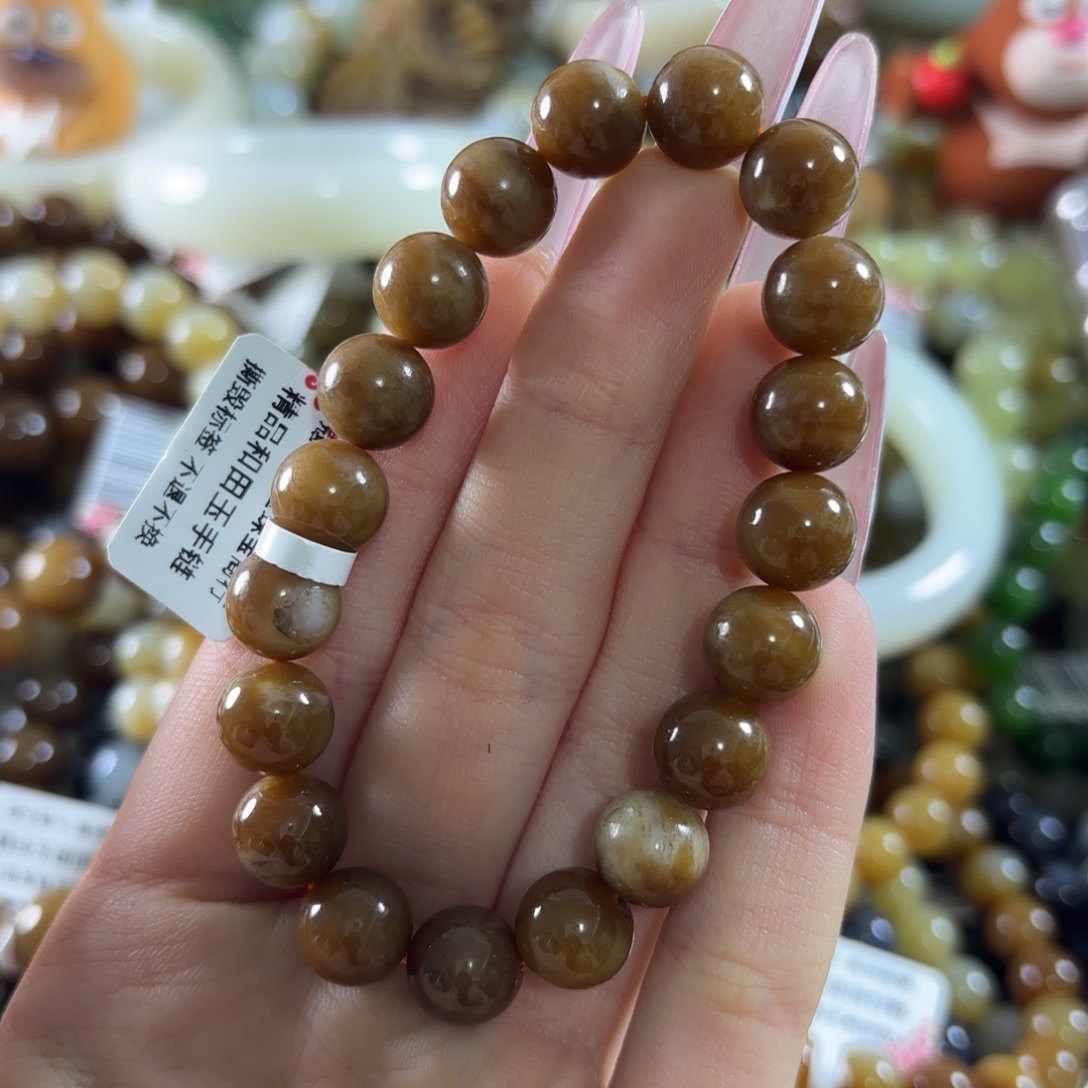 和田玉未镶嵌手链32