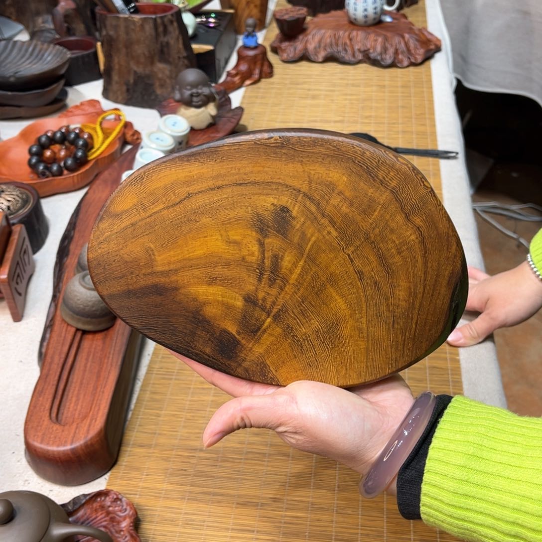 缅甸鸡翅木干泡壶承