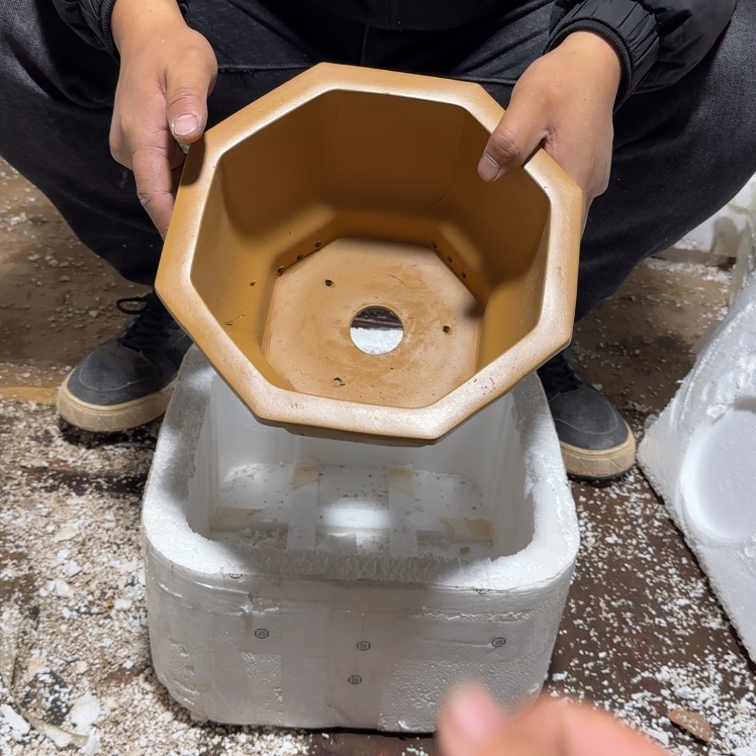 紫砂花盆口径26.16口径