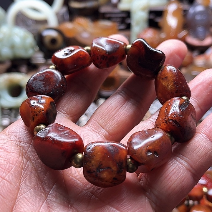 玛瑙/玉髓车挂未镶嵌