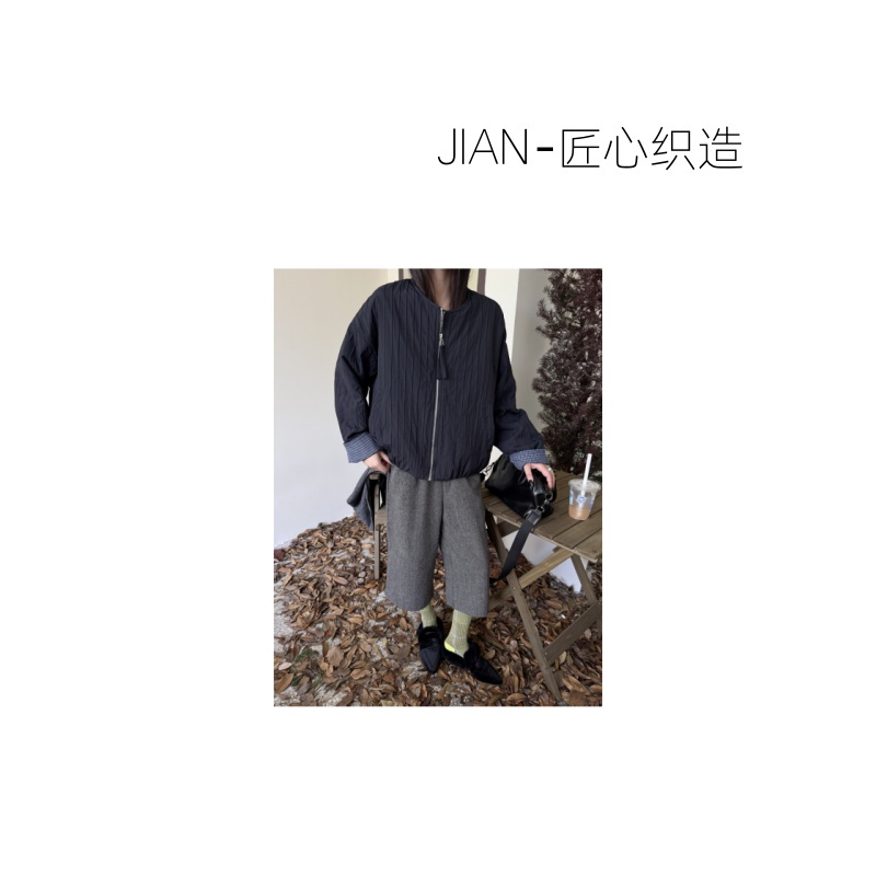JIANYOU-[搭配推荐]2025秋季新款韩版小香风棉服外套GL-FQ220